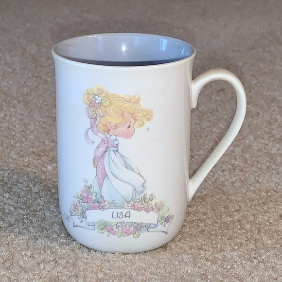 Vintage Precious Moments Lisa Name Mug, 1989 - Picture 1 of 12